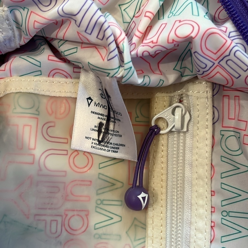 Ivivva by Lululemon Shake It Up Tote Bag limited edition Disney purple - Picture 7 of 11